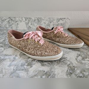 Kate Spade X Keds Ribbon Glitter Sneakers